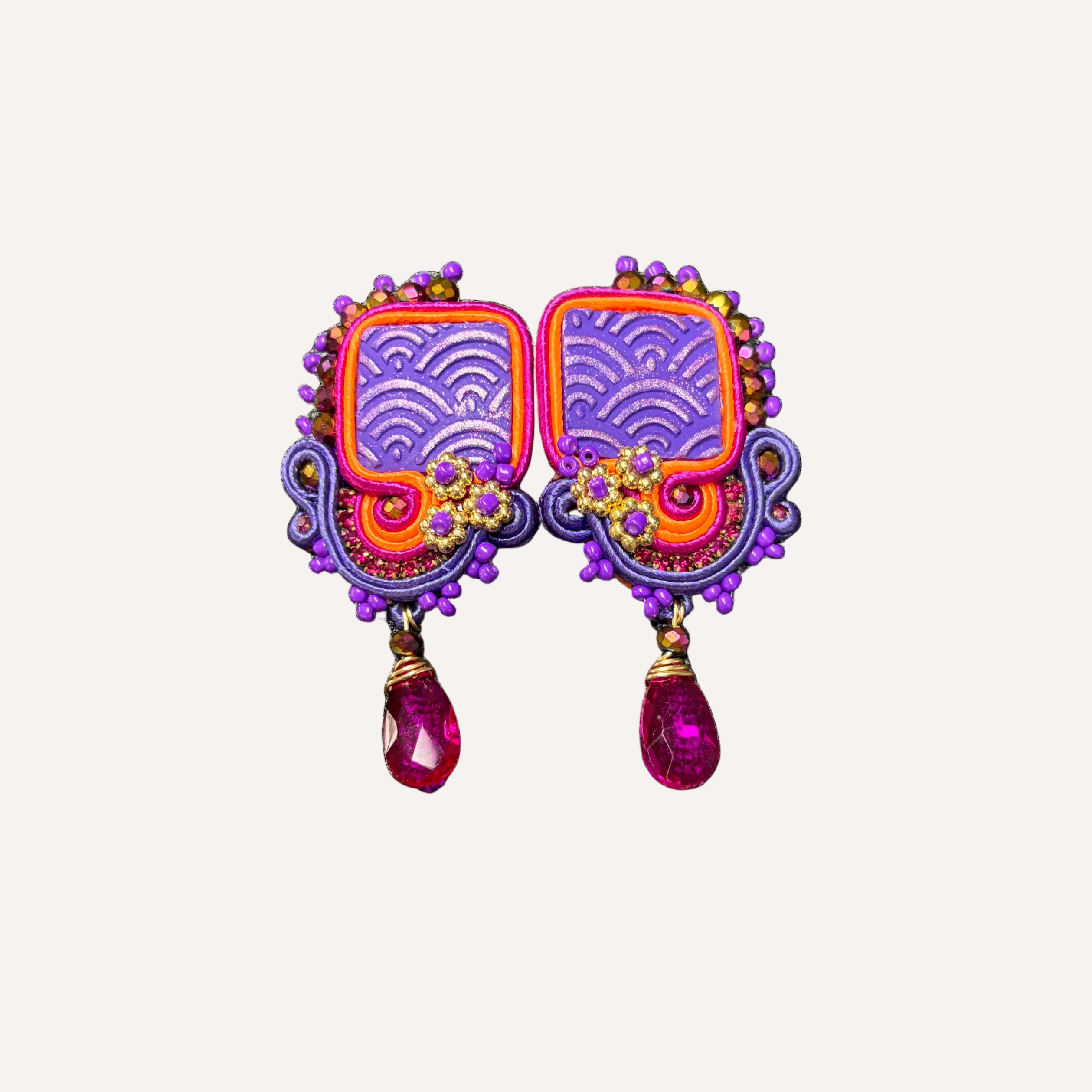 Small Soutache Earrings